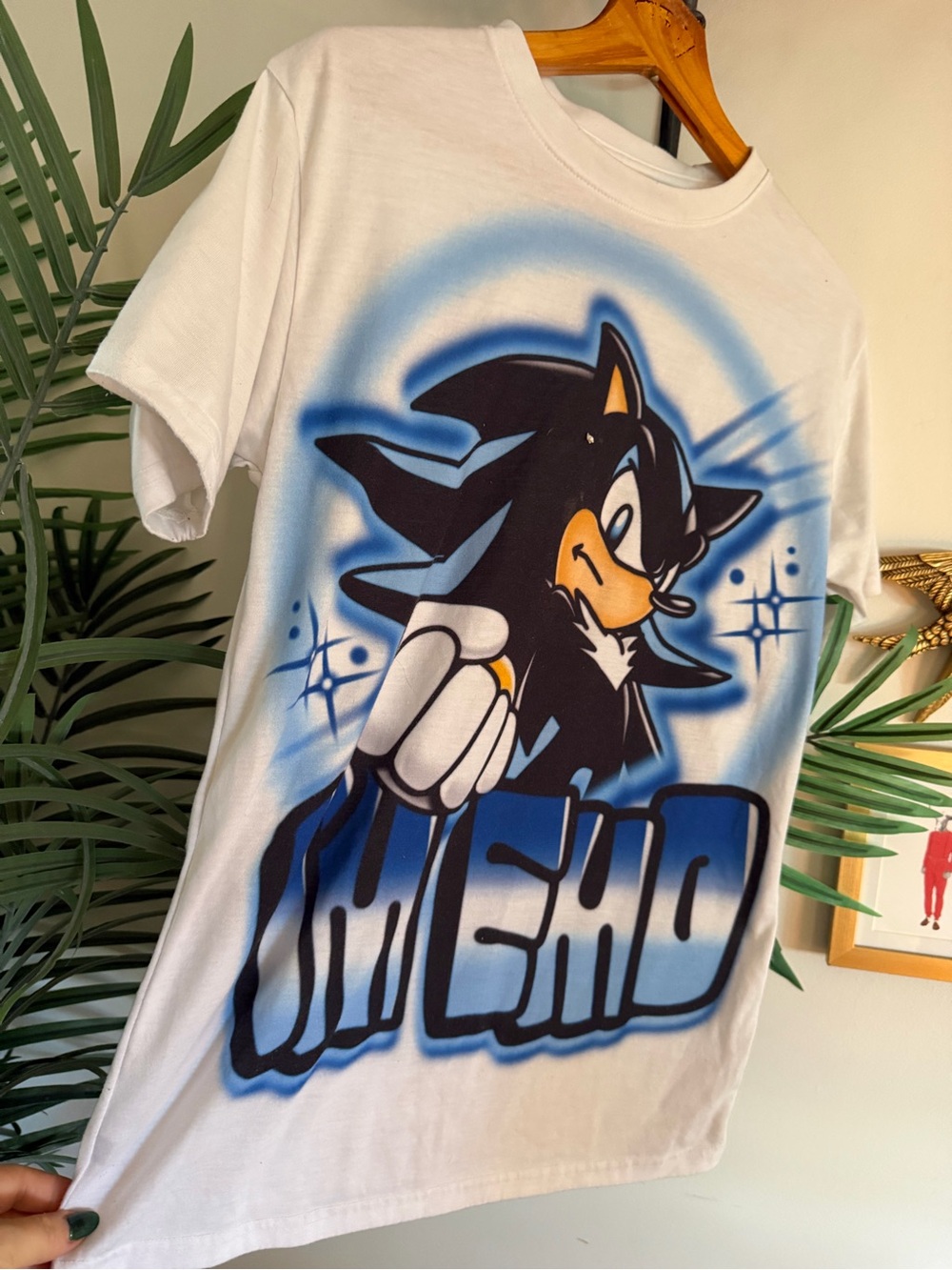 90’s Airbrush Sonic Graphic Tee - Official Style